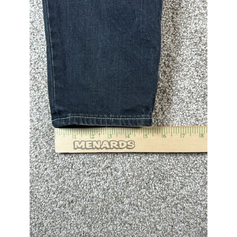 Express Jeans Womens 10R Blue Low Rise Stretch Dark Wash Denim - Picture 5 of 12